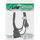 InLine® Ευρωπαϊκή επέκταση, Ευρωπαϊκό φις σε Ευρωπαϊκή υποδοχή, μαύρο, 1μ