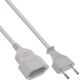 Προέκταση Euro InLine®, Eurostecker an Eurokupplung, λευκό, 0,2m