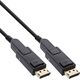 InLine® Καλώδιο DisplayPort 1.4 AOC, 8K4K, Αποσπώμενο βύσμα DisplayPort, 20m