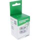 Προσαρμογέας πρίζας InLine®, βύσμα Schuko σε 2x υποδοχή Euro, λευκό