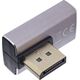InLine® DisplayPort 1.4 Adapter, DisplayPort St/ Bu, 90° κάθετα δεξιά, 8K UHD