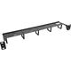 Πάνελ διαχείρισης καλωδίων InLine® 19", 5 πλαστικοί βρόχοι οριζόντια, RAL 9005, μαύρο