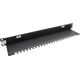 Πλάκα διέλευσης καλωδίων InLine® 19" με βούρτσα και λωρίδα καλωδίων, 1HE, RAL 9005