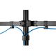Επιτραπέζια βάση InLine®, για 2x LCD-/LED-οθόνη έως 81cm (32"), μέγιστο βάρος 9kg