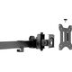 Επιτραπέζια βάση InLine®, για 2x LCD-/LED-οθόνη έως 81cm (32"), μέγιστο βάρος 9kg