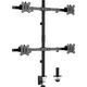 Επιτραπέζια βάση InLine®, για 4x LCD-/LED-οθόνη έως 81cm (32"), μέγιστο βάρος 9kg