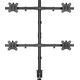 Επιτραπέζια βάση InLine®, για 4x LCD-/LED-οθόνη έως 81cm (32"), μέγιστο βάρος 9kg
