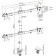 Επιτραπέζια βάση InLine®, για 4x LCD-/LED-οθόνη έως 81cm (32"), μέγιστο βάρος 9kg