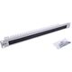 Πλάκα διέλευσης καλωδίων InLine® 19" με βούρτσα και λωρίδα καλωδίων, 1HE, RAL 7035