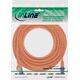 Καλώδιο Patch InLine®, Cat.6A, S/FTP, TPE (LSZH), CCA, πορτοκαλί, 10m