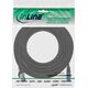 Καλώδιο Patch InLine®, Cat.6A, S/FTP, TPE (LSZH), CCA, μαύρο, 10m