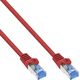 Καλώδιο Patch InLine®, Cat.6A, S/FTP, TPE (LSZH), CCA, κόκκινο, 3m