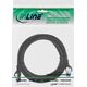Καλώδιο Patch InLine®, Cat.6A, S/FTP, TPE εύκαμπτο, μαύρο, 0,25m