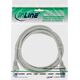 Καλώδιο Patch InLine®, Cat.6A, S/FTP, TPE ευέλικτο, γκρι, 0,3m