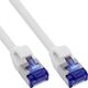 Καλώδιο InLine® Patch Slim, Cat.6A, S/FTP, TPE (LSZH) εύκαμπτο, PoE, λευκό, 10m