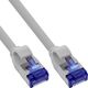Καλώδιο Patch InLine® Slim, Cat.6A, S/FTP, TPE (LSZH) ευέλικτο, PoE, γκρι, 15m
