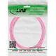 InLine® Patchkabel Slim, Cat.6A, S/FTP, TPE (LSZH) flexibel, PoE, magenta, 0,3m