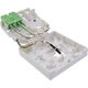 InLine® FTTH Verlängerungsbox vorkonfektioniert  4x LC/APC 9/125µm 50m