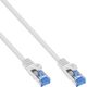 Καλώδιο Patch InLine®, Cat.6A, S/FTP, TPE ευέλικτο, λευκό, 0,25m