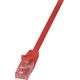LogiLink 1m Cat.6 U/UTP καλώδιο δικτύου Κόκκινο Cat6 U/UTP (UTP)