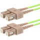 LOGON PROFESSIONAL AL5SCSC10I/5I καλώδιο InfiniBand / οπτική ίνα 10 m SC Ανοιχτό πράσινο