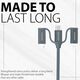 Promate PentaPower Universal Cable 6-in-1 USB-C(A) / micro / Lightning / 1,2m
