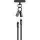 Devia 2in1 Lanyard 60W USB-C - USB-C Cable 1.2m