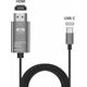 RoGer USB-C to HDMI UltraHD 4K@60Hz Cable 1.8m