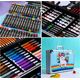 RoGer Professional Muticoloring drawing kit with metal Unicorn case