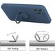 Mocco Pastel Ring Silicone Back Case for Xiaomi Mi 10T 5G Blue
