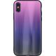 Mocco Aurora Glass Silicone Back Case for Apple iPhone 6 Plus / 6S Plus Pink - Black