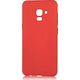 Mocco Liquid Silicone Soft Back Case for Samsung Galaxy A41 Red