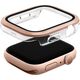Case UNIQ Voute for Apple Watch Series 10 46mm tempered glass rose gold