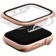 Case UNIQ Voute for Apple Watch Series 10 46mm tempered glass rose gold