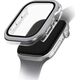 Case UNIQ Voute for Apple Watch Series 10 42mm tempered glass silver