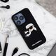 Karl Lagerfeld KLHMP16MSKCHPPLK iPhone16 Plus 6.7" black/black hardcase Silicone Double Heads Print