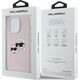 Karl Lagerfeld KLHMP16XSKCHPPLP iPhone16 Pro Max 6.9" pink/pink hardcase Silicone Double Heads Pri