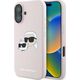Karl Lagerfeld KLHMP16MSKCHPPLP iPhone16 Plus 6.7" pink/pink hardcase Silicone Double Heads Print