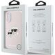 Karl Lagerfeld KLHMP16MSKCHPPLP iPhone16 Plus 6.7" pink/pink hardcase Silicone Double Heads Print
