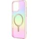 Case UNIQ Iridescia for iPhone 16 Pro Magclick Charging pink prism