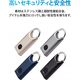 Lexon Nomaday Fingerprint Padlock Dark Grey/Gun Metal