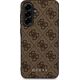 Etui Guess 4G Metal Gold Logo do Samsung Galaxy A36 brązowy