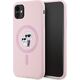 Etui Karl Lagerfeld Silicone             Karl&Choupette MagSafe do iPhone 11 różowy