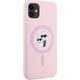 Etui Karl Lagerfeld Silicone             Karl&Choupette MagSafe do iPhone 11 różowy