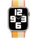 APPLE PASEK APPLE WATCH ML2Y3AM/A SPORT LOOP 45MM MAIZE/WHITE ORYGINALNA PLOMBA