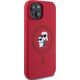 Case Karl Lagerfeld Silicone Karl&Choupette Heads Ring MagSafe for iPhone 15 ed