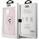 Case Karl Lagerfeld Silicone Karl&Choupette MagSafe for iPhone 15 Plus pink