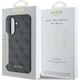 Case Guess 4G Metal Gold Logo for Samsung Galaxy A36 black