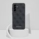 Case Guess 4G Metal Gold Logo for Samsung Galaxy A36 black