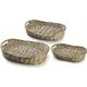 Komplet 3 Tac 53x39xh10cm/48x33xh9cm/43x28,5xh8cm Lumarko!